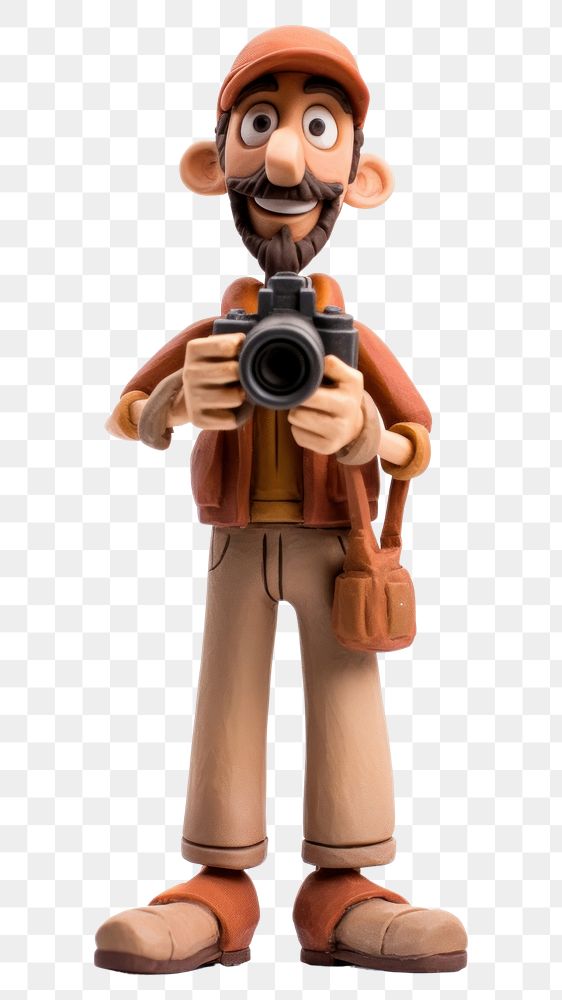 PNG Figurine camera photographing photography.