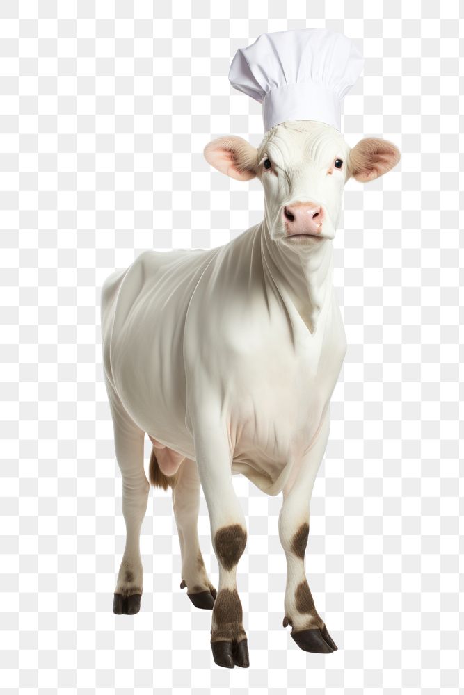 PNG  Cow animal livestock mammal.