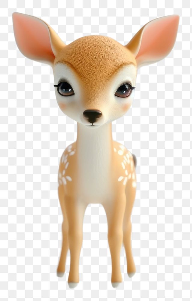 PNG  Deer wildlife figurine mammal.
