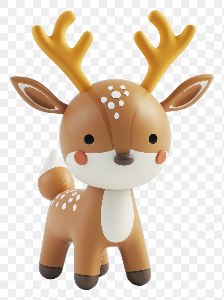 PNG  Deer figurine animal mammal.
