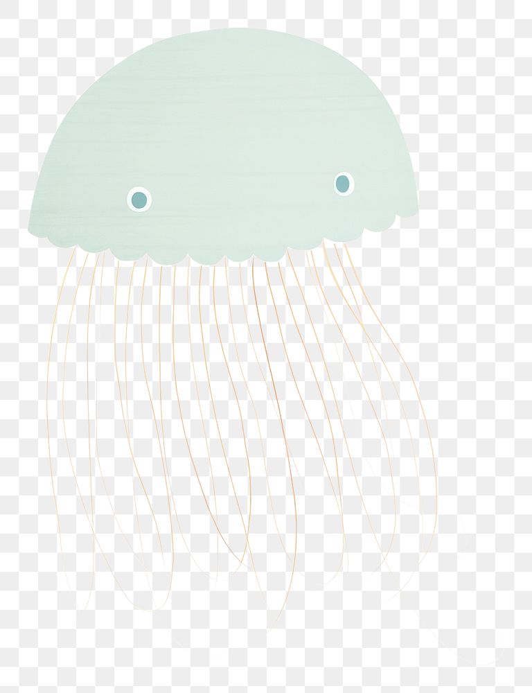 PNG  Jelly fish jellyfish animal white background.