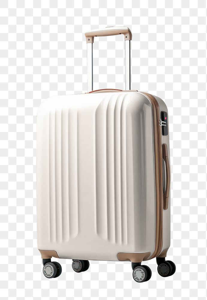 Travel luggage png, transparent background