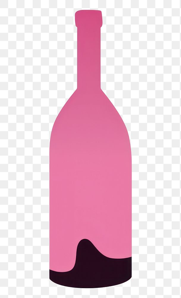 PNG  Bottle of wine drink white background refreshment.