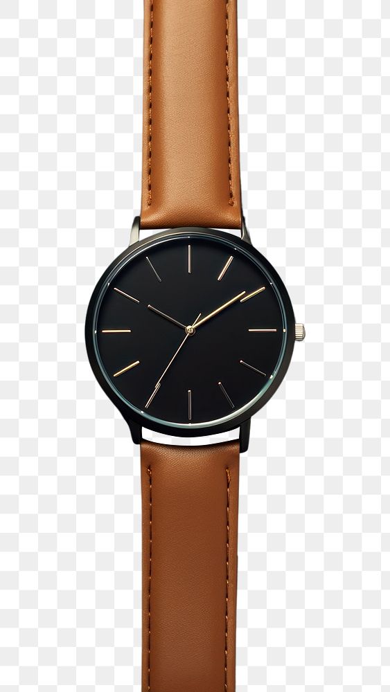 PNG Minimalist stanless watch wristwatch strap architecture accessories.