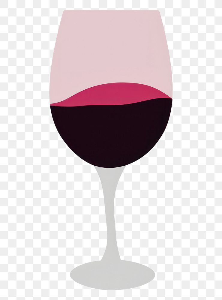 PNG  Glass of wine drink white background refreshment.