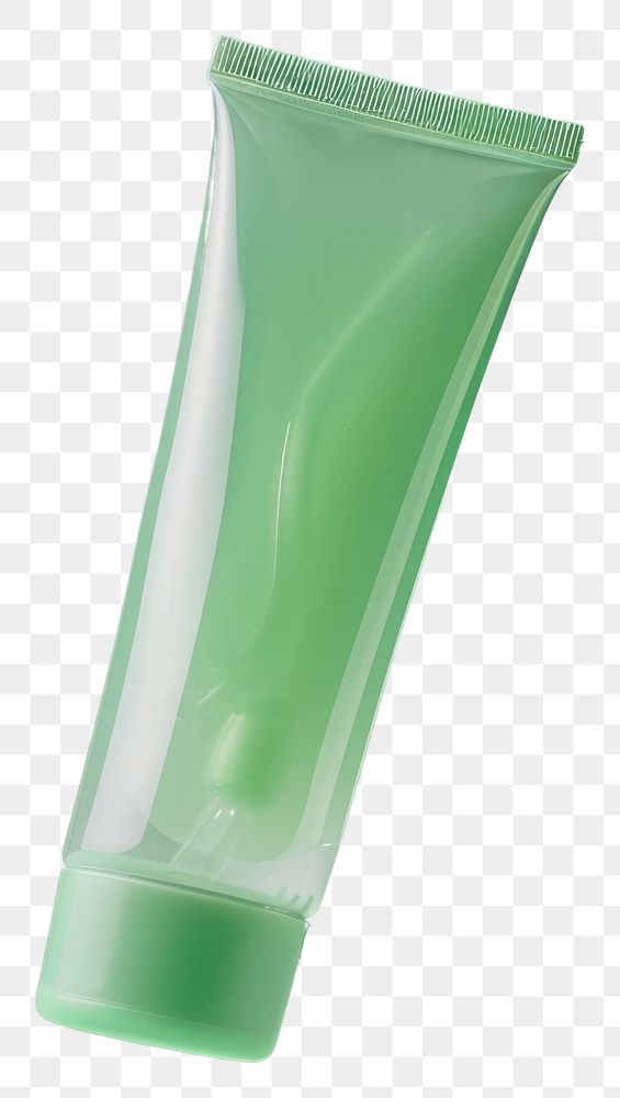 PNG Green clear showergel tube toothpaste cosmetics science.