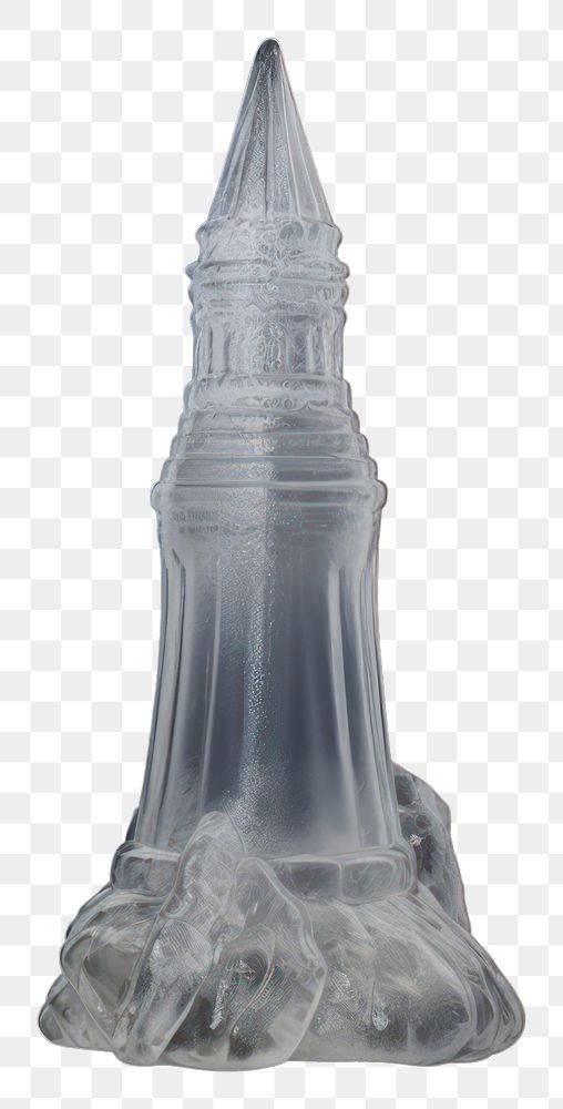 PNG Wedding bottle tower gown.
