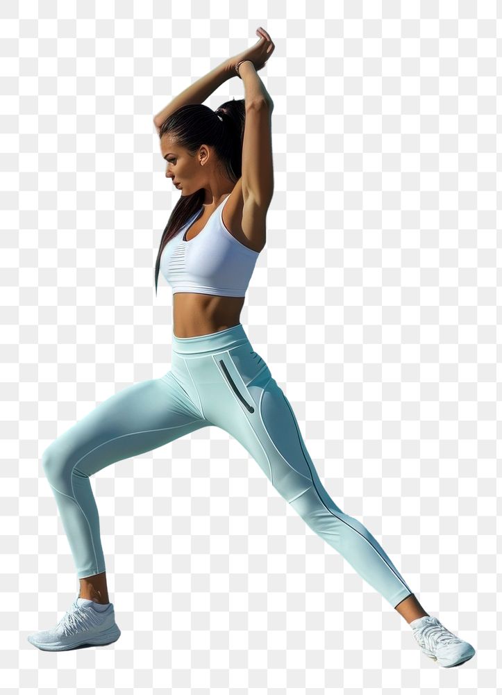 PNG  Stretch sports adult woman
