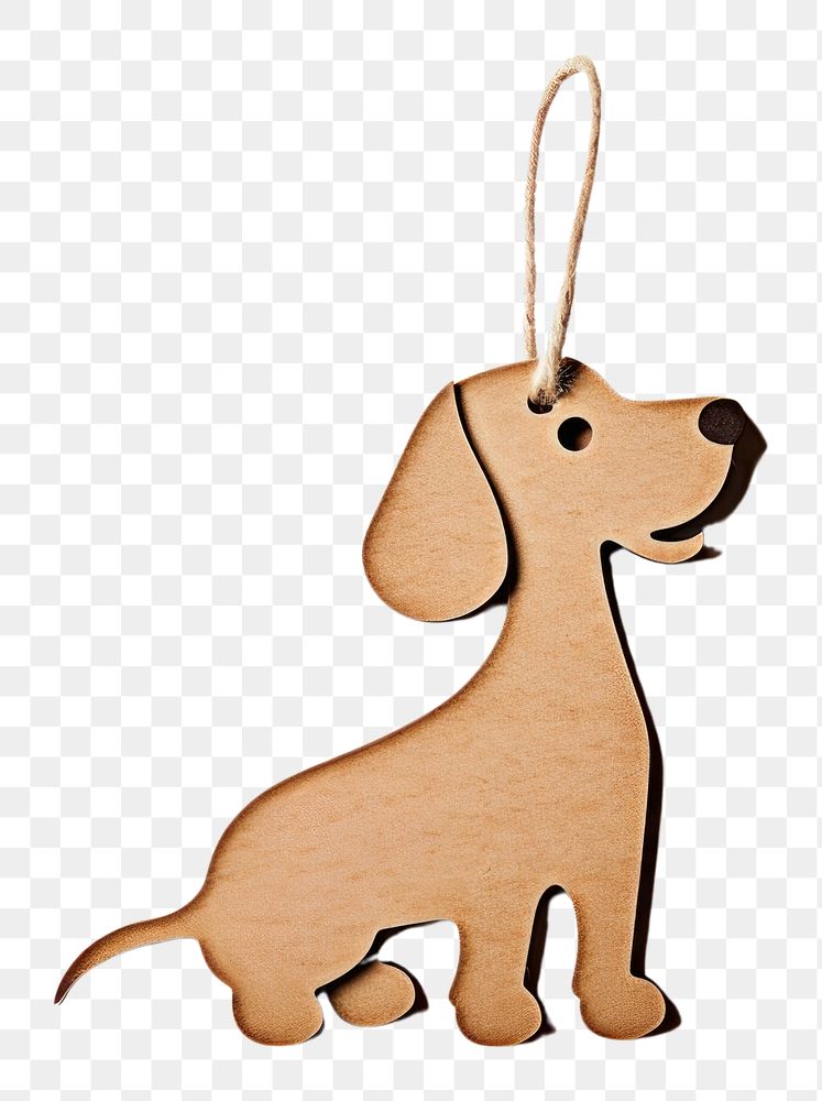 PNG Gift tag dog animal mammal.