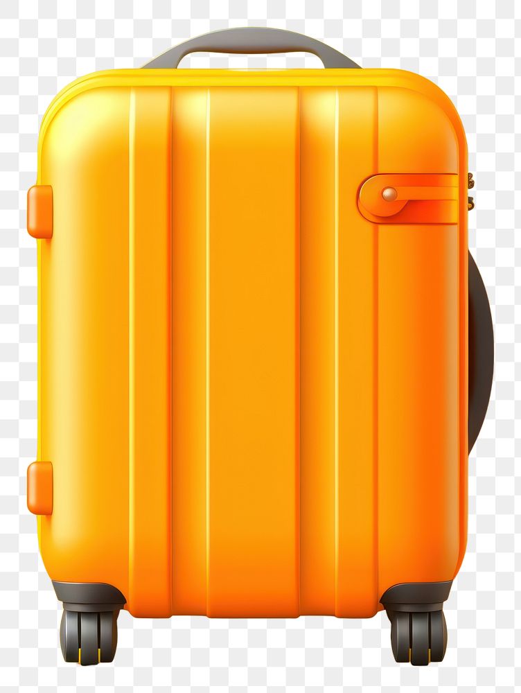 PNG Summer 3d realistic render vector icon Suitcase suitcase luggage furniture.
