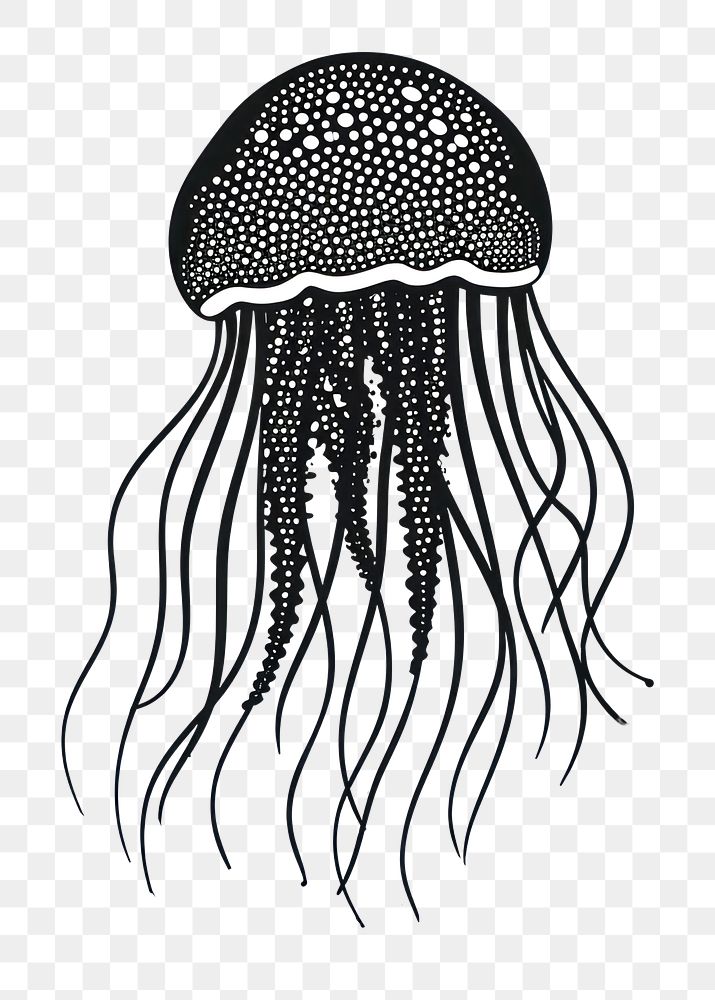 PNG Jellyfish animal invertebrate cephalopod.