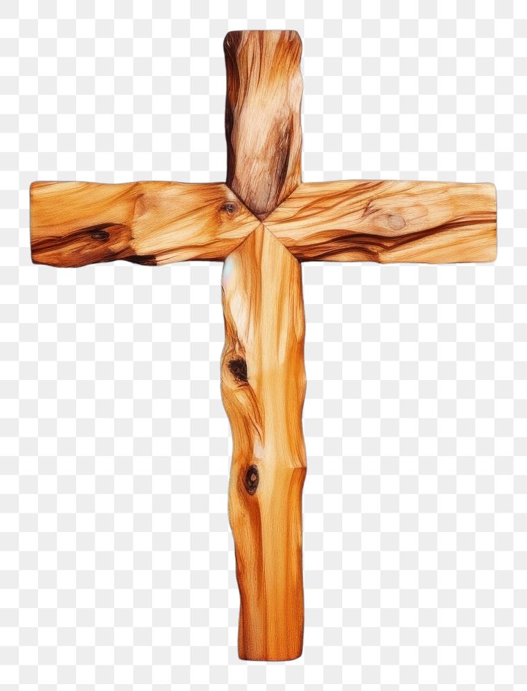 PNG  Wooden Christ Cross cross wood crucifix. 