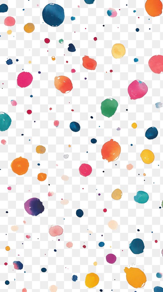 PNG  Colorful pattern confetti paper