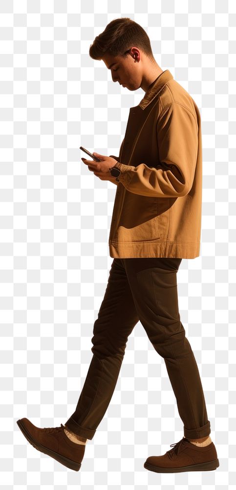 PNG  A person holding phone footwear standing adult.