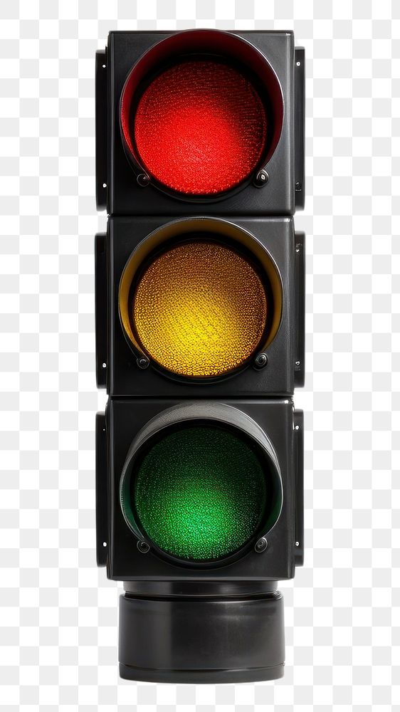 PNG  Traffic lights white background electronics technology. AI generated Image by rawpixel.