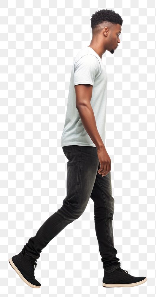 PNG  Black lgbtq walking footwear standing t-shirt.