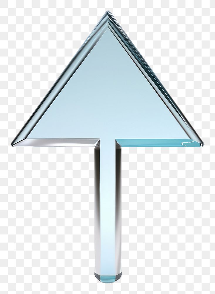 PNG Leftwards Arrow symbol glass white background.