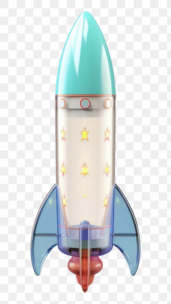 PNG Toy rocket missile white background spacecraft.