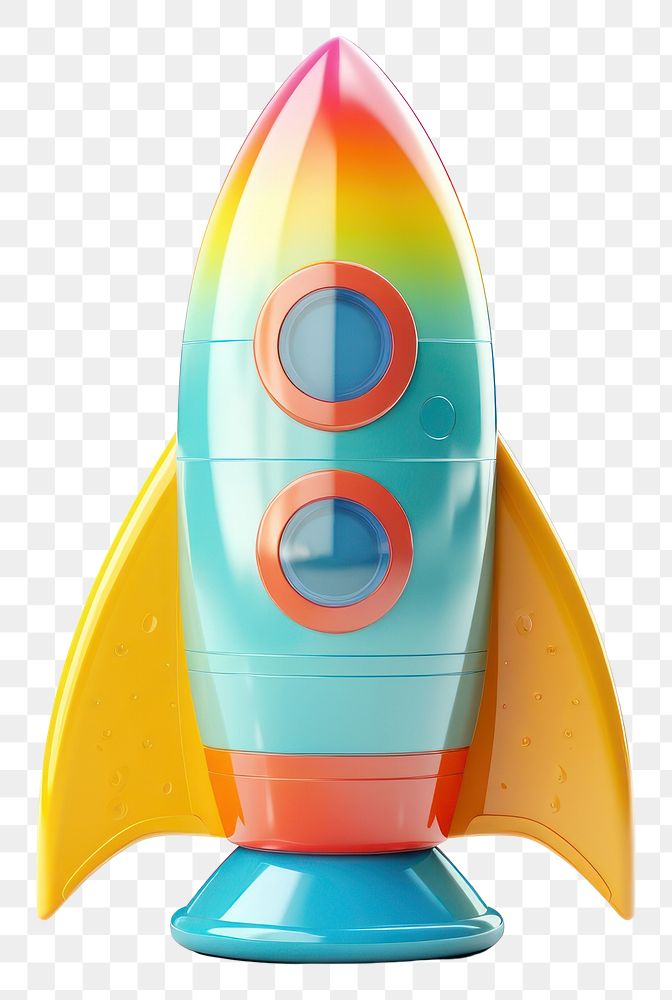 PNG Toy rocket white background spacecraft technology.
