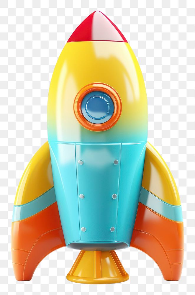 PNG Toy rocket white background electronics spacecraft.