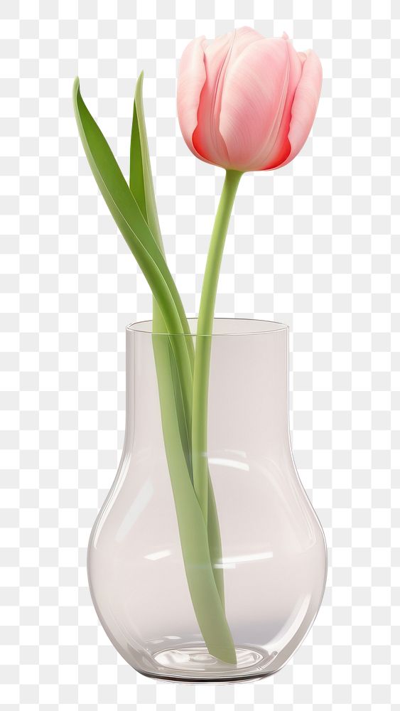PNG Tulip flower plant glass rose.