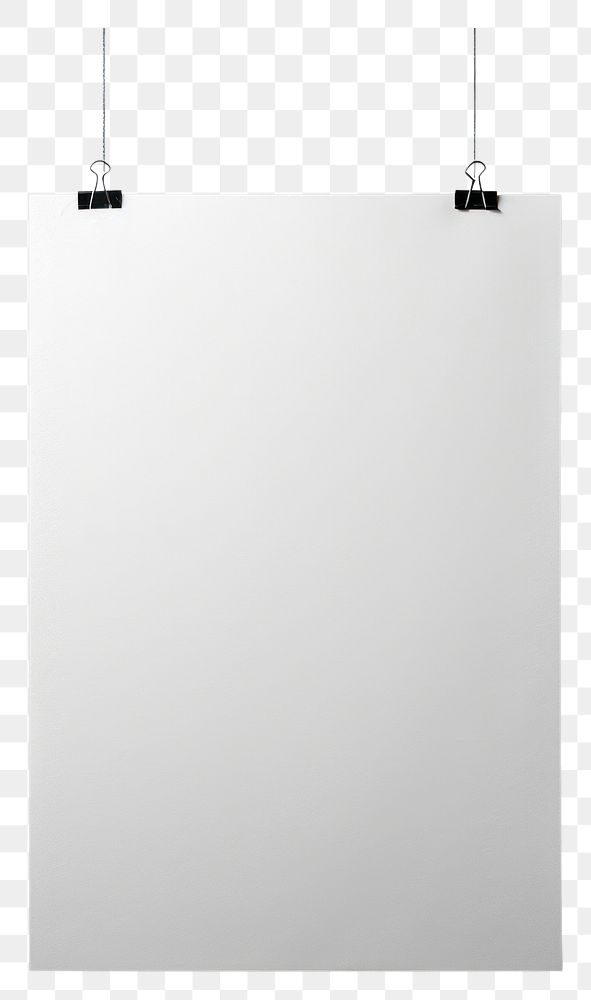 PNG  A blank poster white paper textured.