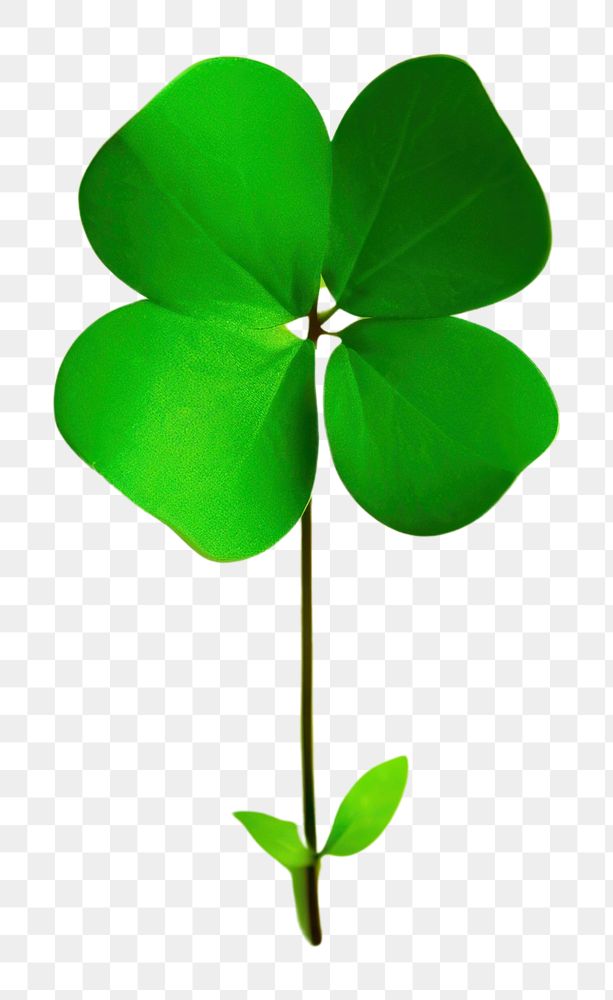 PNG Clover leaf green yellow nature.