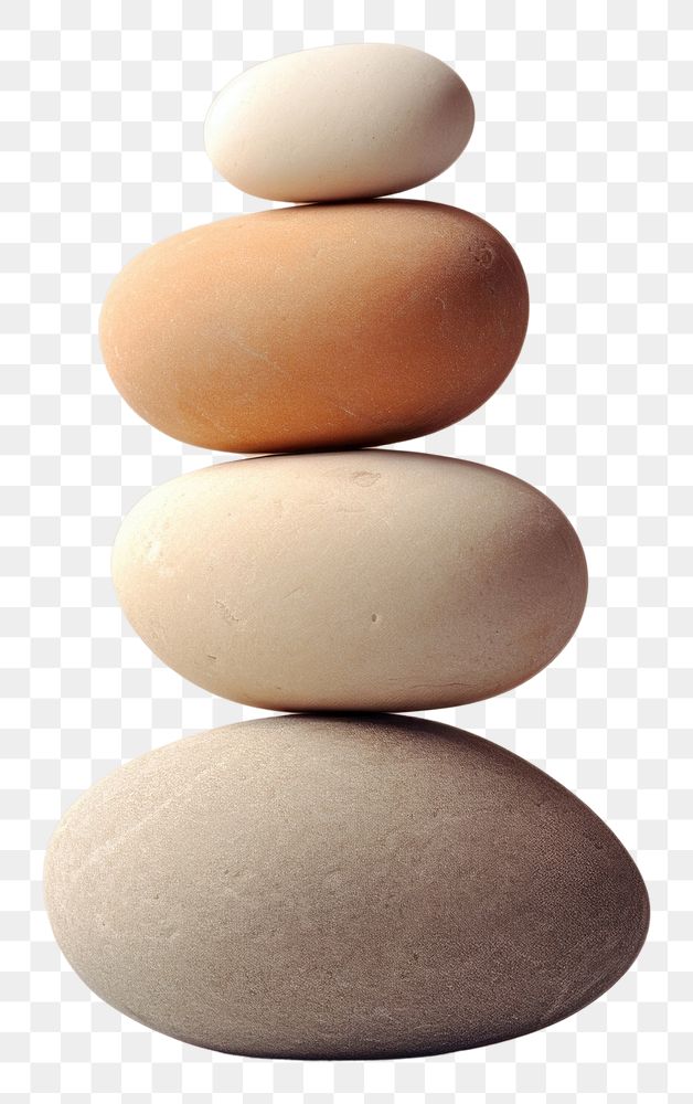 PNG Minimal rocks sitting on top of a white surface simplicity zen-like balance. AI generated Image by rawpixel.