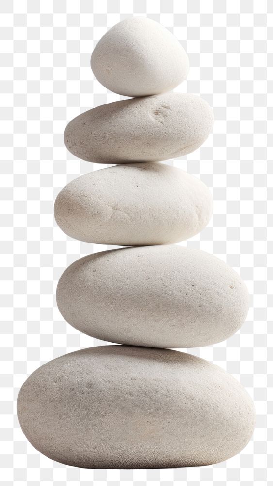 PNG Minimal rocks sitting on top of a white surface pebble simplicity zen-like. AI generated Image by rawpixel.