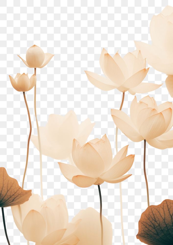 PNG Lotus plants backgrounds flower petal.