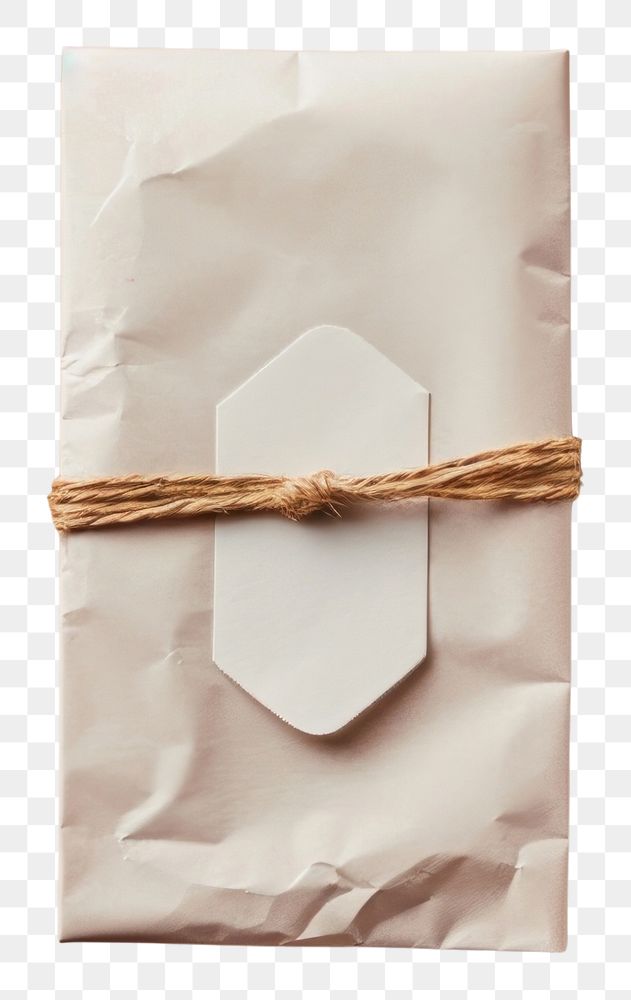 PNG  White packaging mockup paper surprise crumpled.