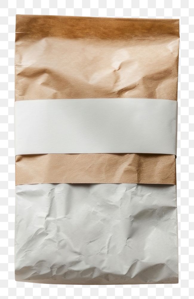 PNG  White packaging mockup paper simplicity crumpled.