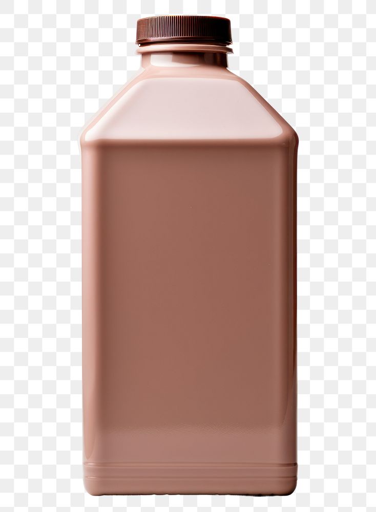 PNG Chocolate milk gallon bottle white background refreshment.