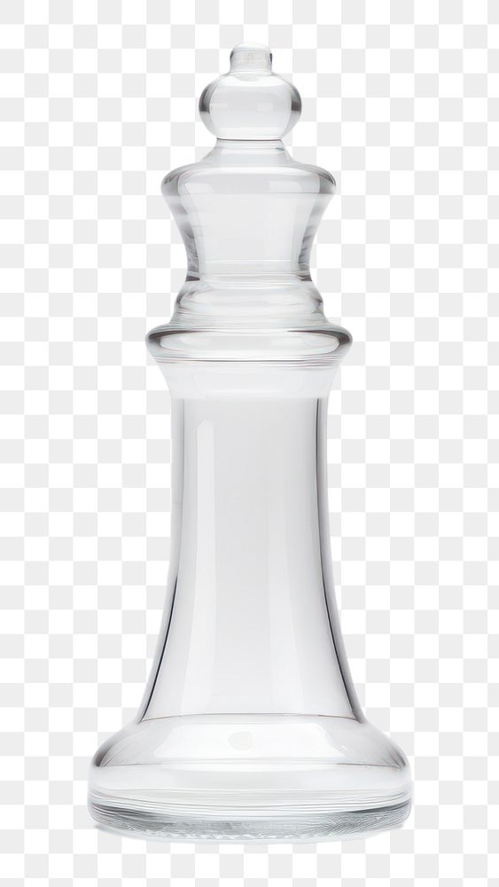 PNG Chess shape toy transparent glass white.