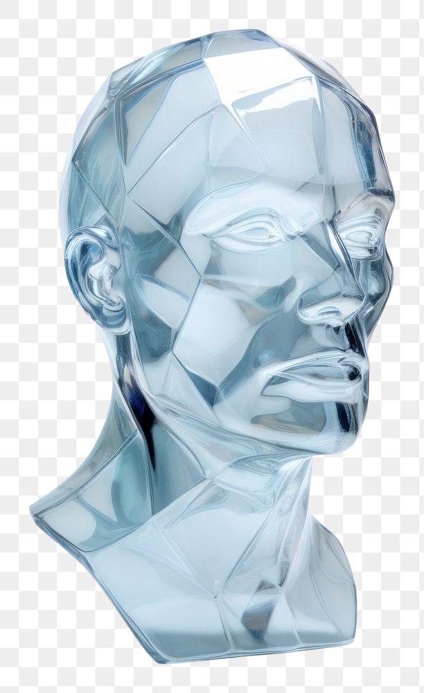 PNG Avatar shape sculpture statue white background.