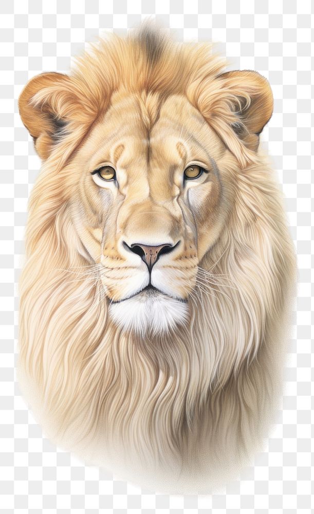 PNG  Lion wildlife mammal animal. AI generated Image by rawpixel.