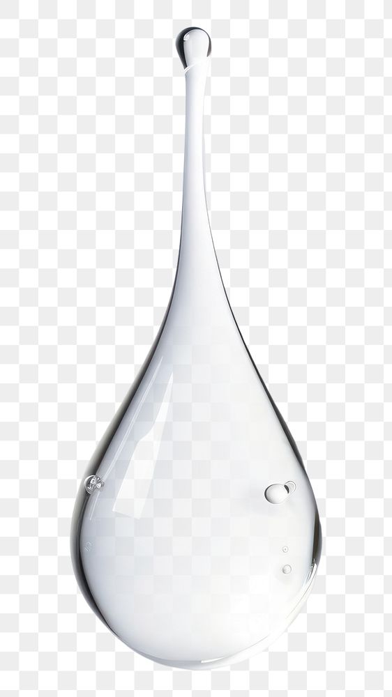 PNG Water drop glass white background transparent