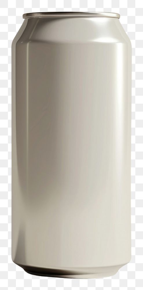 PNG Tin can with pull tap mockup tin refreshment cylinder.