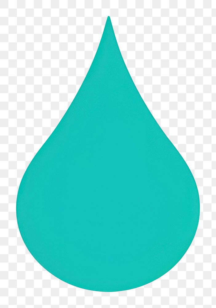 PNG  Water drop icon backgrounds turquoise logo.