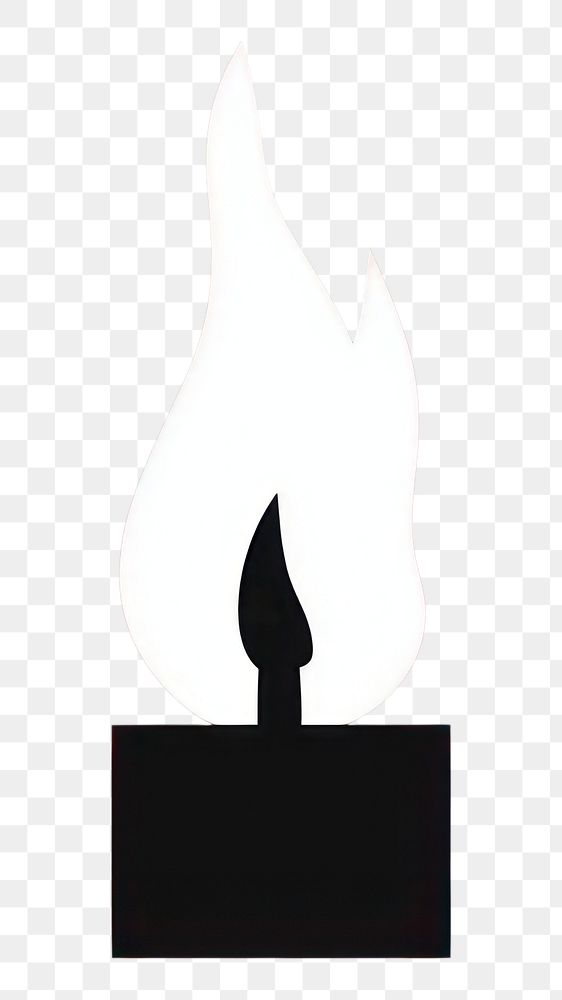 PNG  Candle icon fire guidance glowing.
