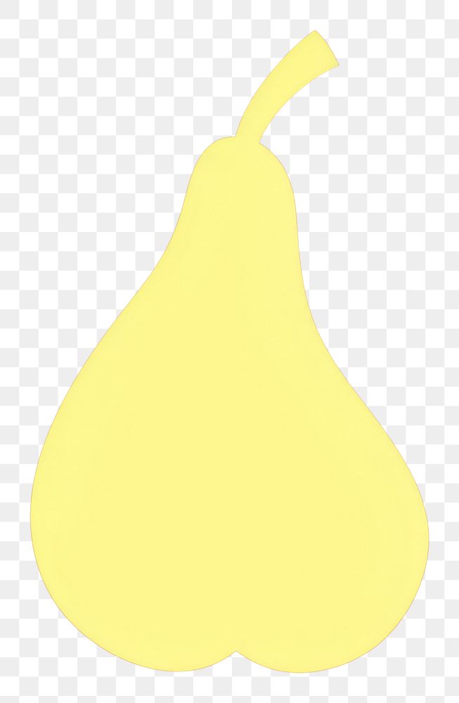 PNG  Pear icon food produce yellow.