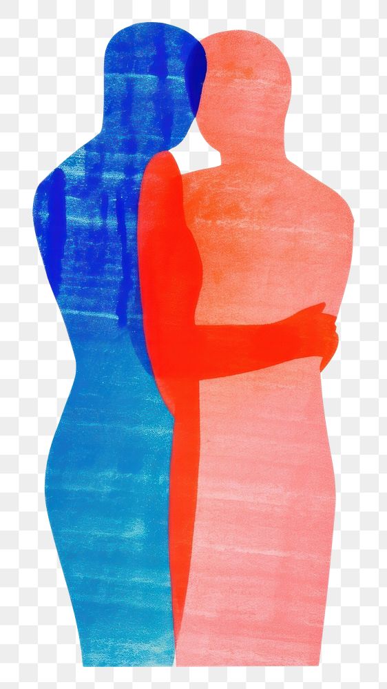 PNG Two man hugging friend art painting back