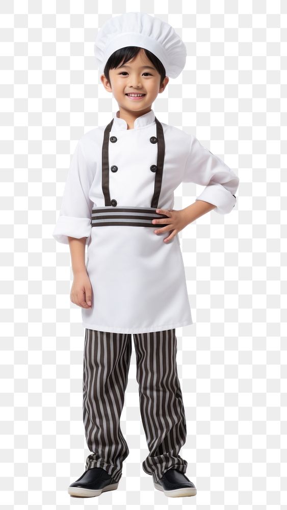 PNG Baker chef costume uniform child. AI generated Image by rawpixel.