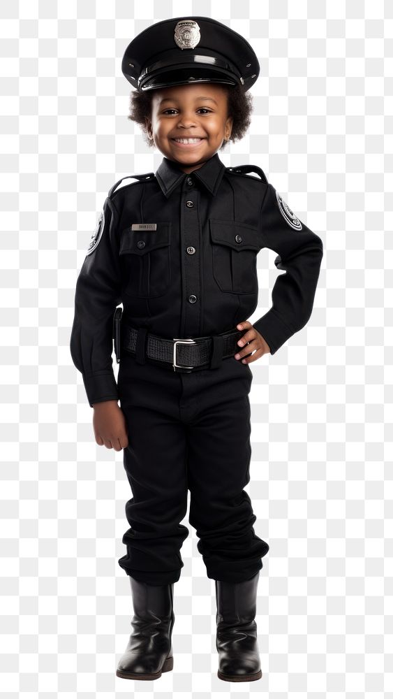 PNG Police accessories costume child. AI generated Image by rawpixel.