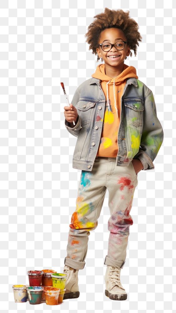 PNG Painter accessories child kid. AI generated Image by rawpixel.