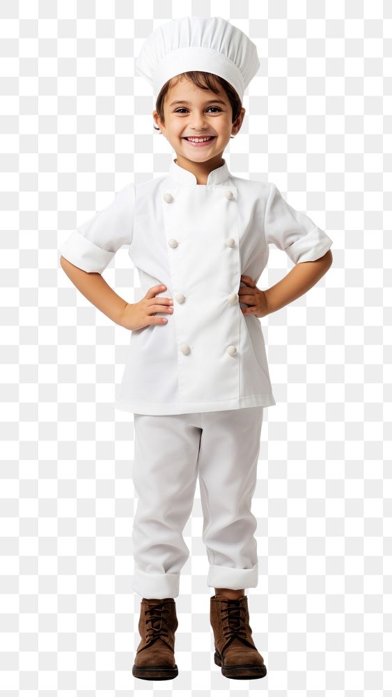 PNG Chef uniform child kid. AI generated Image by rawpixel.