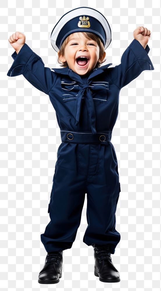 PNG Navy costume child kid. AI generated Image by rawpixel.
