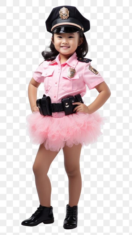 PNG Police costume child doll. AI generated Image by rawpixel.