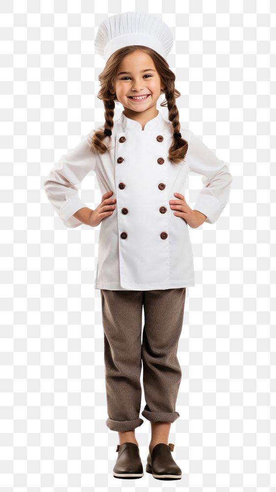 PNG Baker chef costume uniform child. AI generated Image by rawpixel.