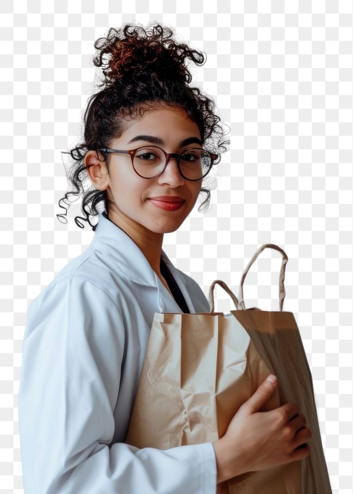 PNG Pharmacist bag holding adult. AI generated Image by rawpixel.